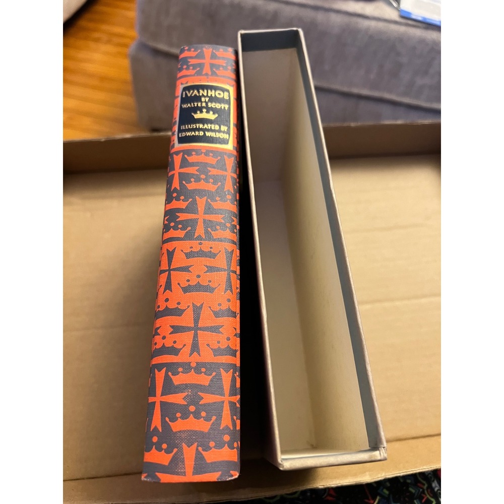 Ivanhoe Sir Walter Scott Heritage Press 1950 Illustrated Edward Wilson Slipcase